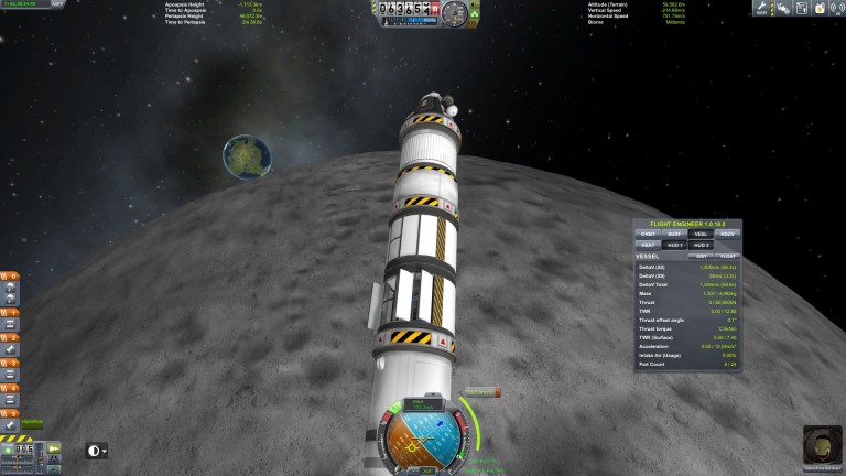 The Confusador approaches the Mun!